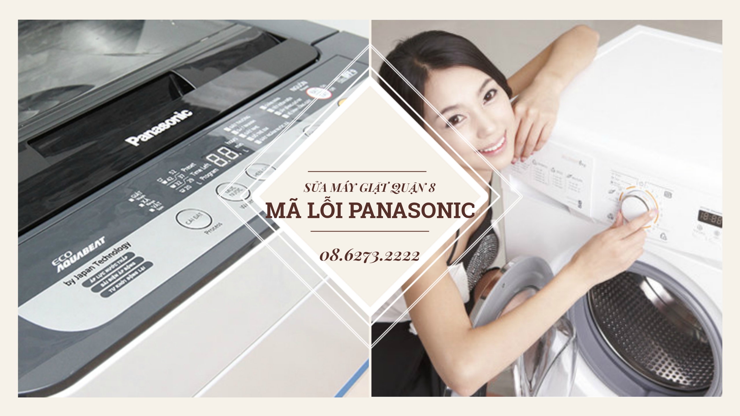Bảng mã lỗi máy giặt Panasonic và cách khắc phục