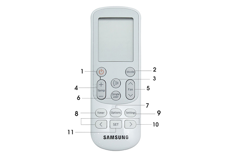 Chỉ dẫn cách sử dụng remote máy lạnh Samsung dễ hiểu nhất