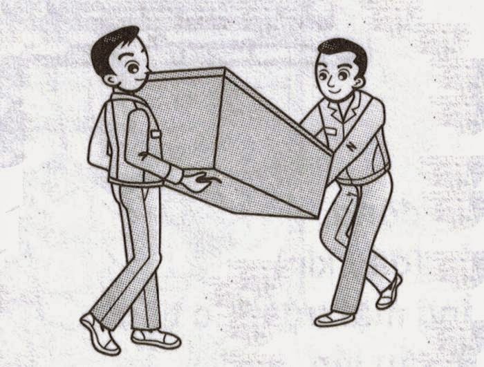 Thao tác di chuyển tủ lạnh đúng cách