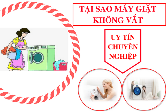 8 nguyên nhân chính khiến máy giặt không vắt được